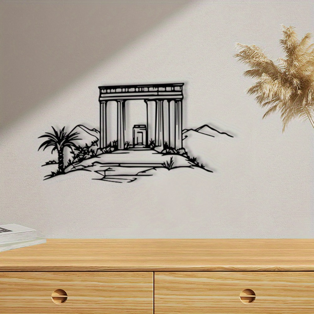 Wall Art - CIFBUY Żelazna Dekoracja Ścienna Religijna Metalowa