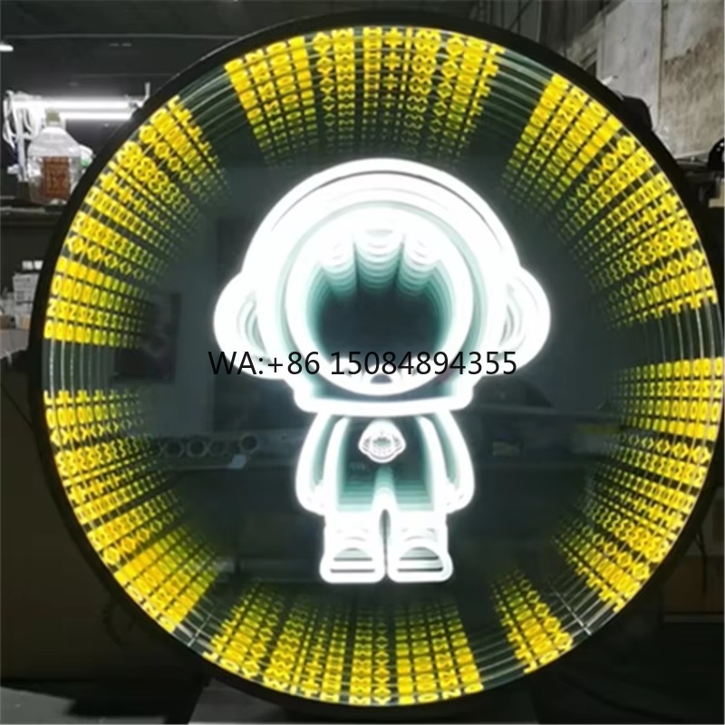 Decorative Mirror - Konfigurowalna, trójwymiarowa, LED-owa tablica z efektem