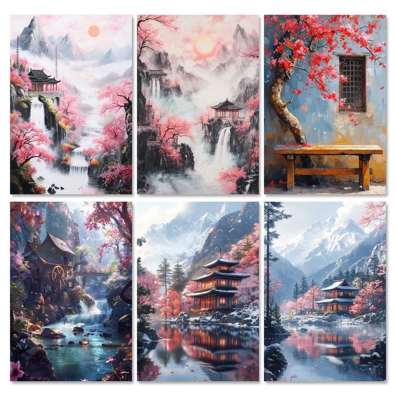 Abstract Canvas Set - RUOPOTY Zestaw do malowania po numerach