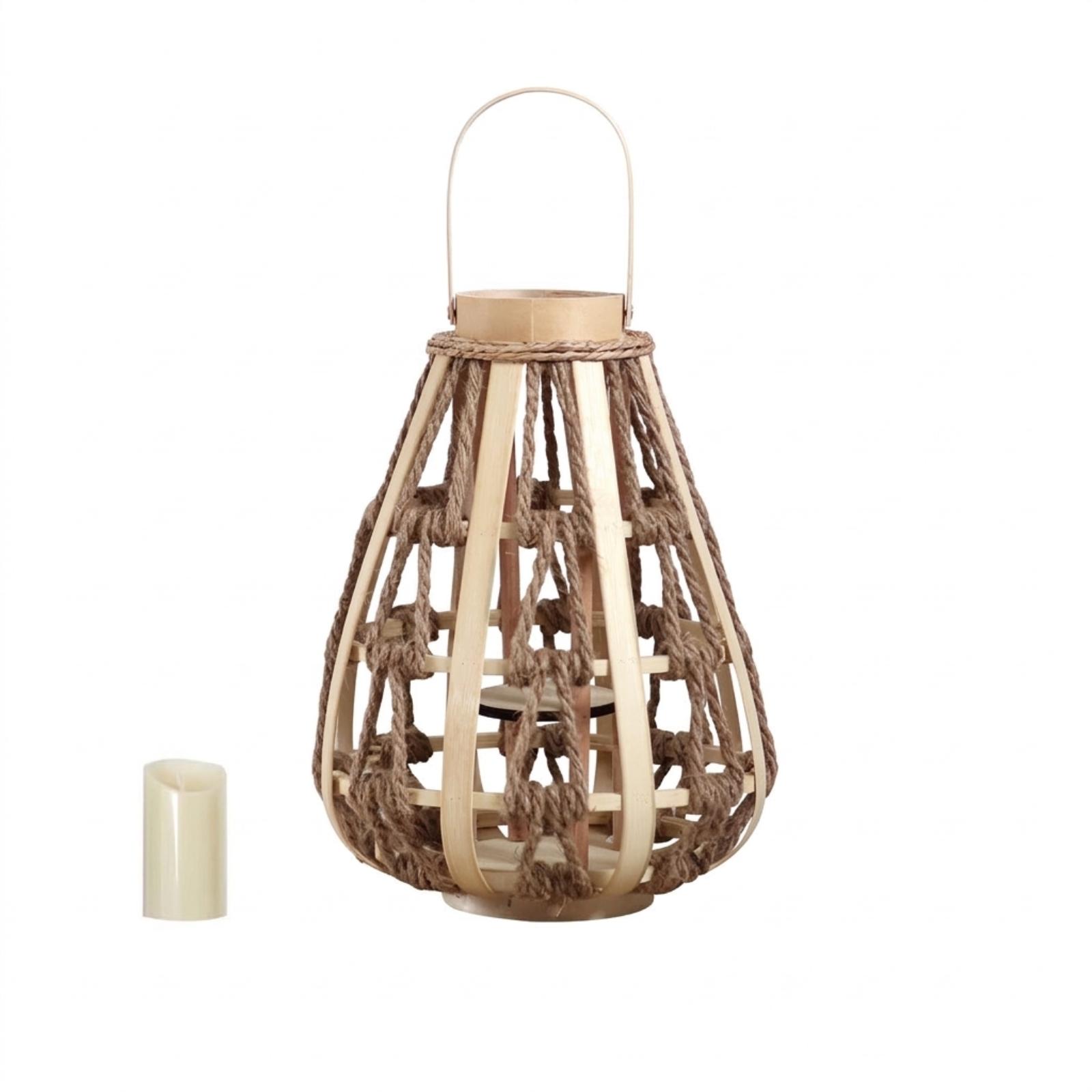 Naturalny drewniany lampion na – Candle Holder Decor recenzja i cena