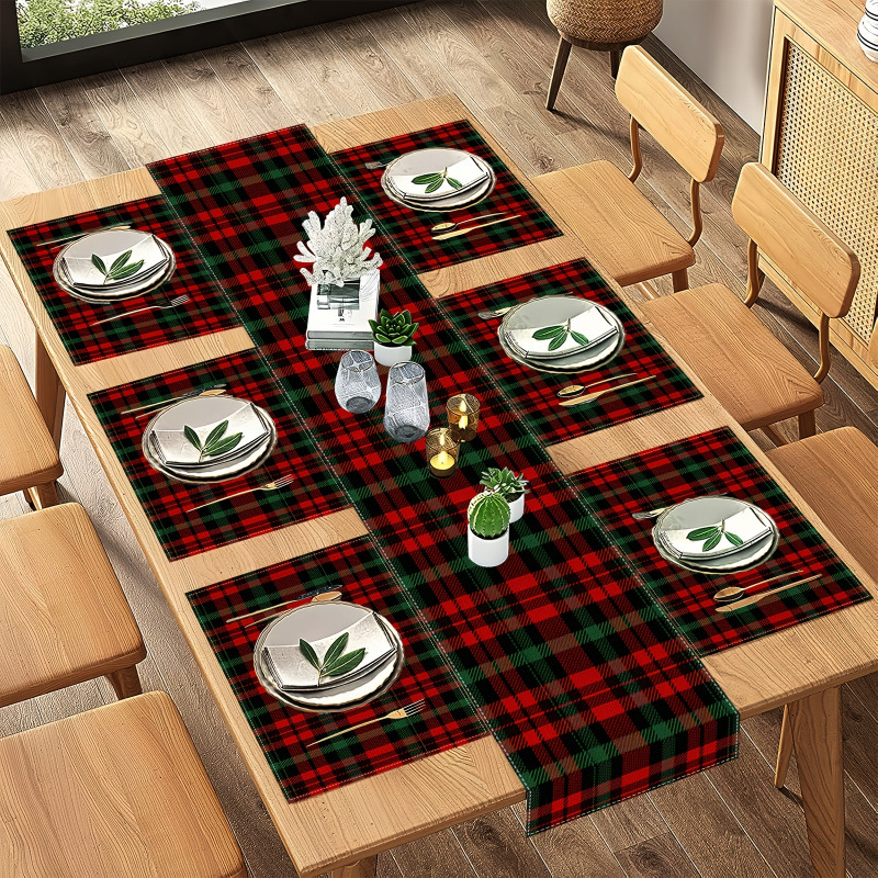 7-częściowy zestaw świątecznyc – Table Runner recenzja i cena