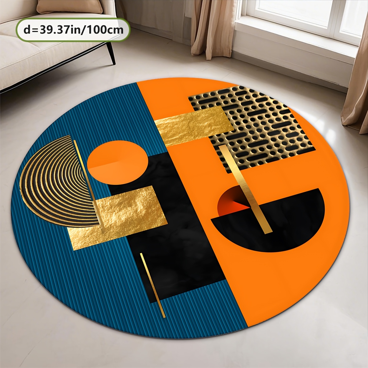 Pomarańczowy Niebieski Złoty A – Interior Design High End recenzja i cena