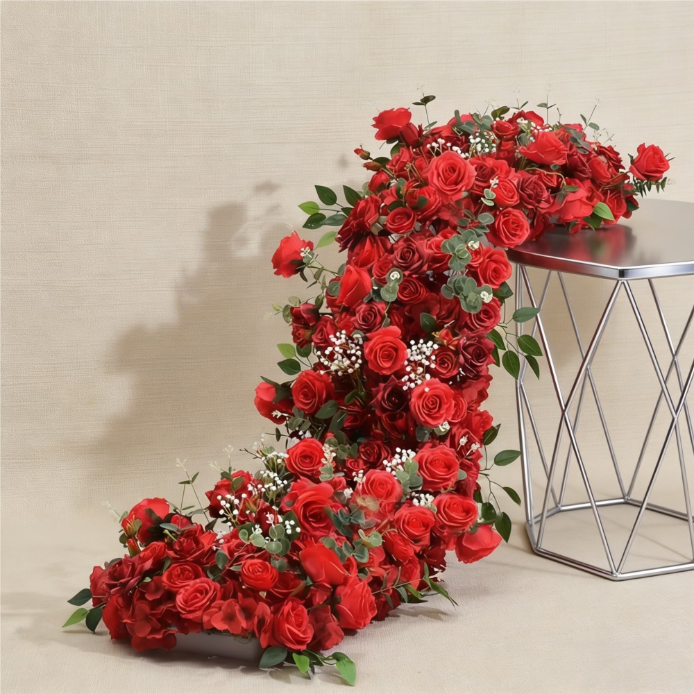 Uflower Sztuczne Kwiaty Kompoz – Table Runner recenzja i cena