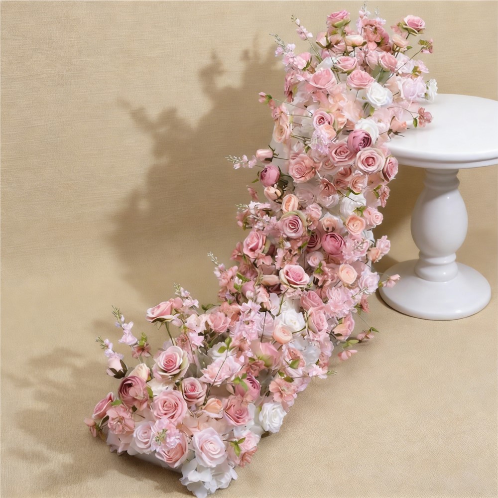 Uflower Sztuczne Kwiaty Kompoz – Table Runner recenzja i cena