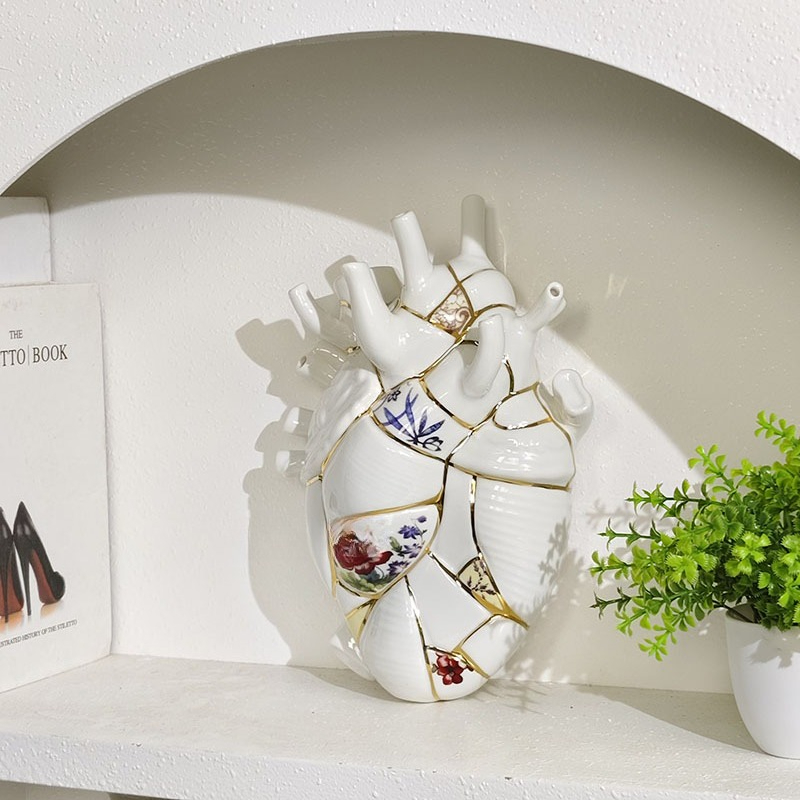 Wazon w kształcie serca, szafk – Vase Decor recenzja i cena
