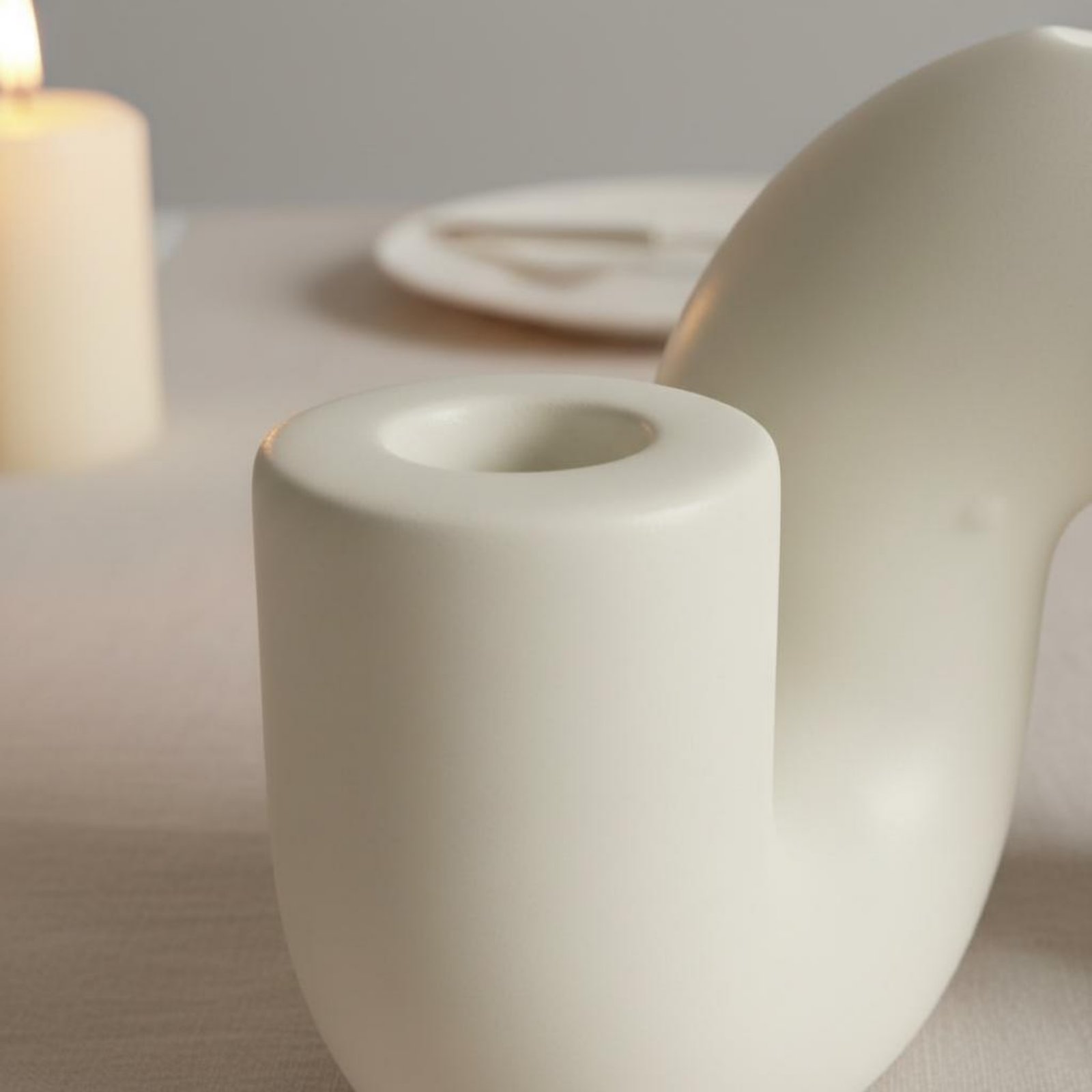 Falisty ceramiczny świecznik m – Candle Holder Decor recenzja i cena