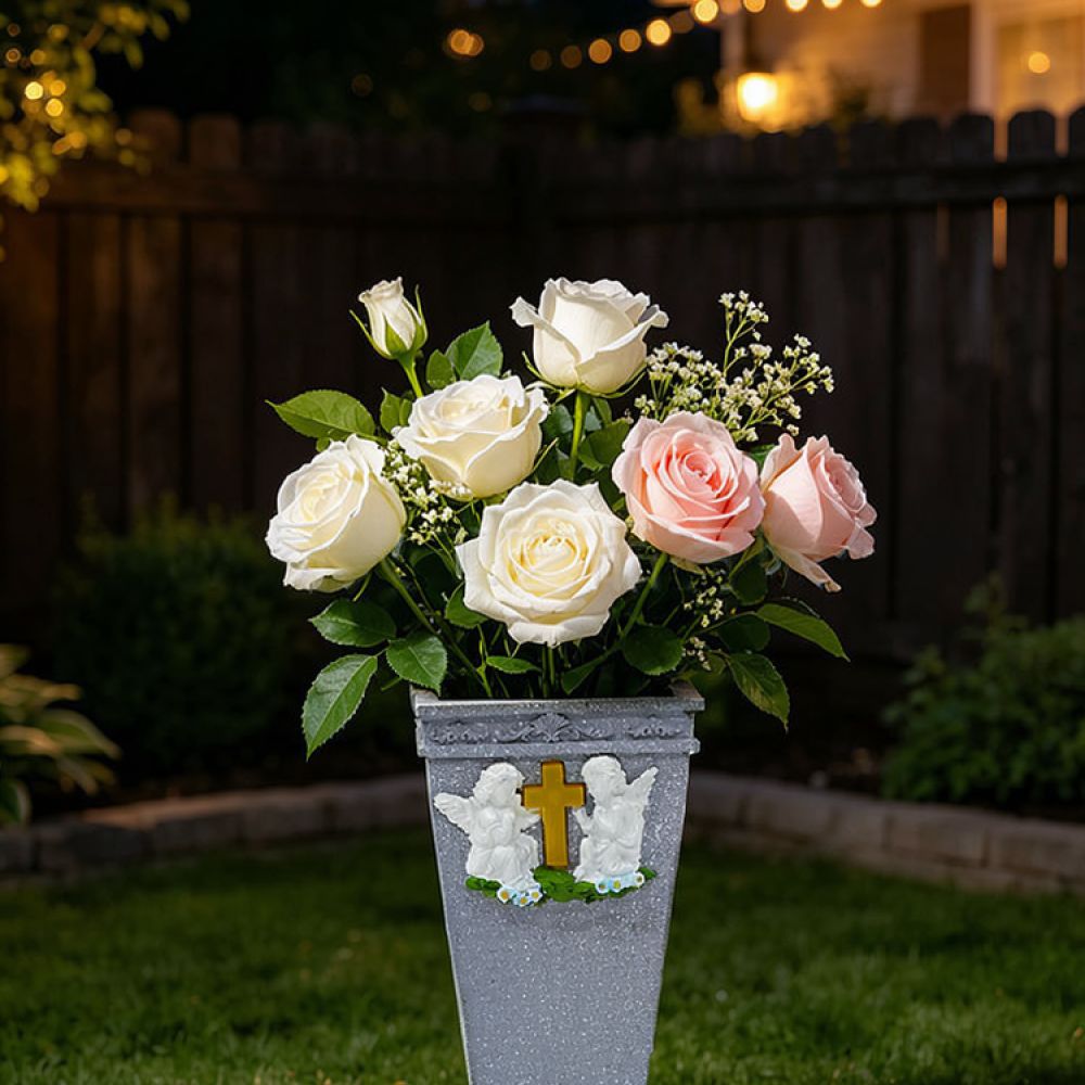 Ozdoba na grobowiec w kształci – Vase Decor recenzja i cena