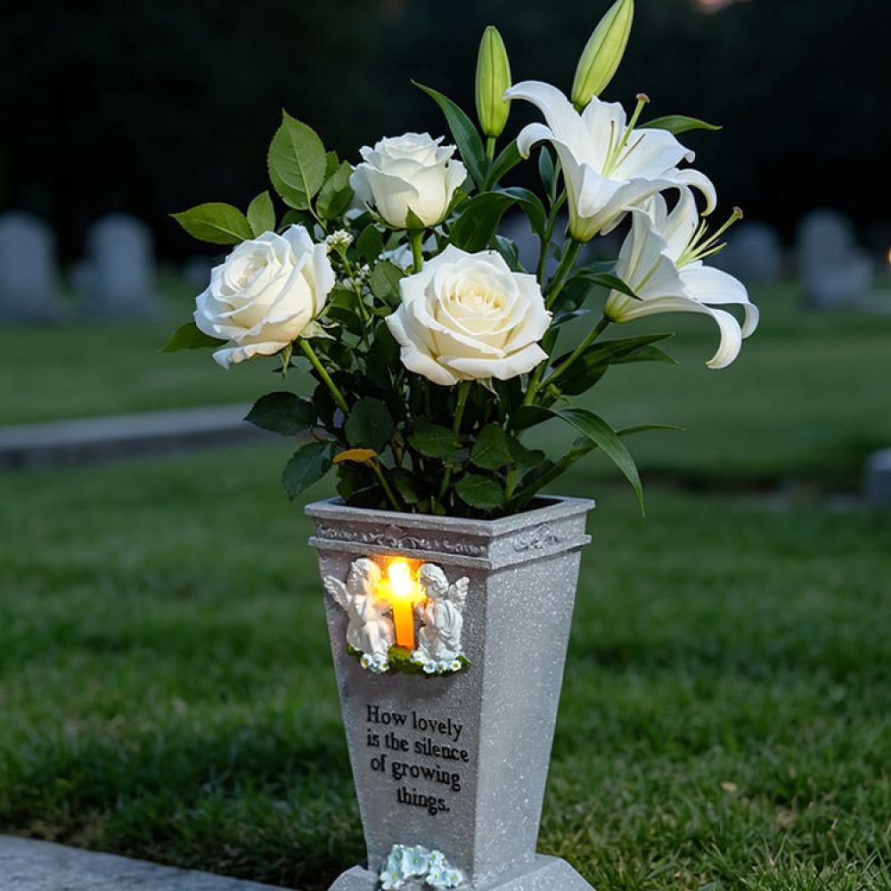 Ozdoba na grobowiec w kształci – Vase Decor recenzja i cena
