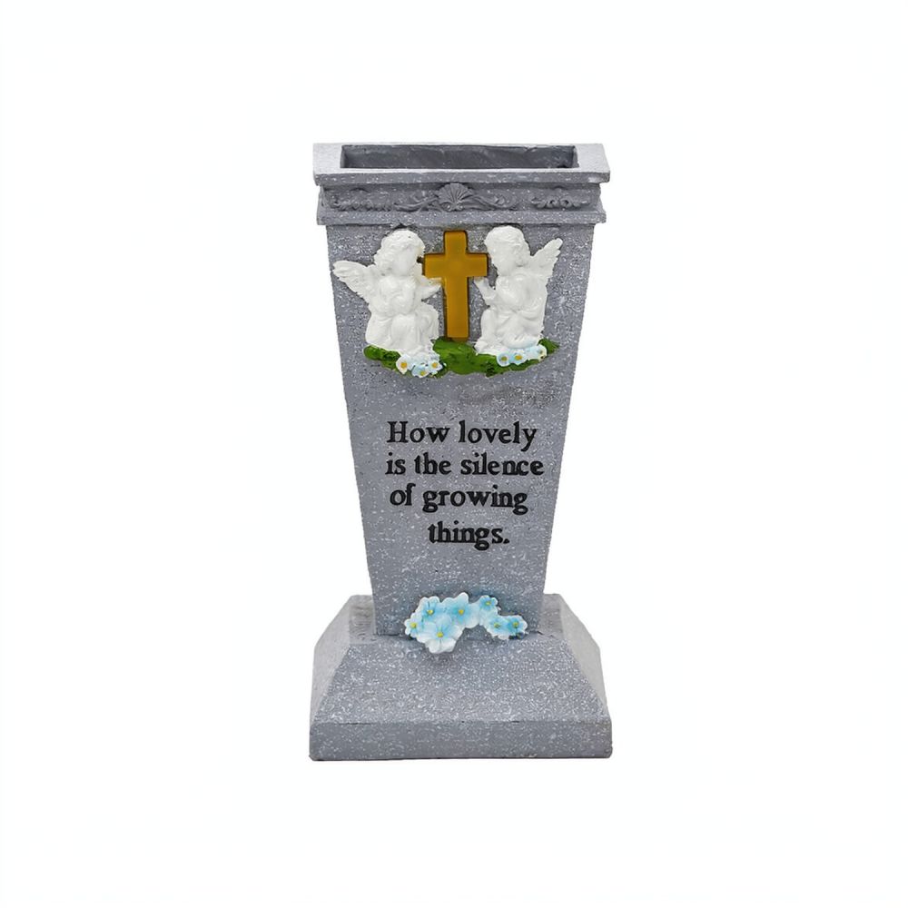 Wazon cmentarny z żywicy, z mo – Vase Decor recenzja i cena