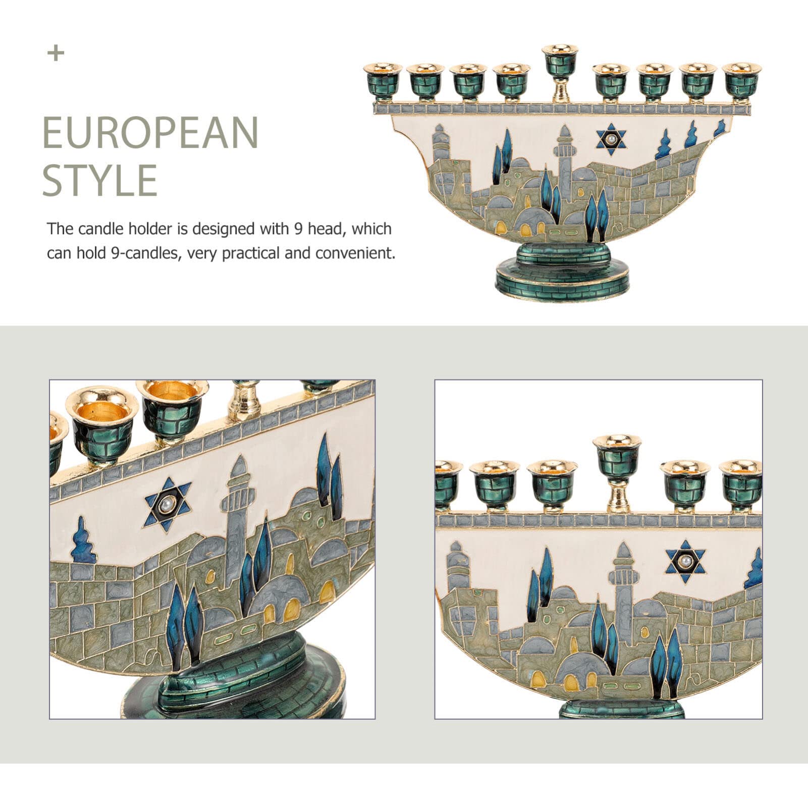 Jerozolimska Menora Świecznik  – Candle Holder Decor recenzja i cena