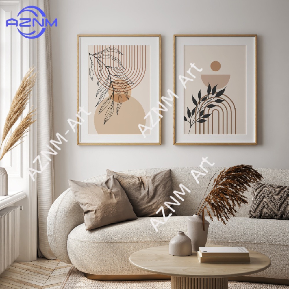 1/2 szt. Zielony zestaw obrazó – Abstract Canvas Set recenzja i cena